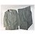 Abito vintage Givenchy da uomo, doppiopetto, grigio chiaro a righe, M - vista 15