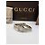 Vintage Gucci Armbanduhr mit Lederarmband c. 2000s Cream Silver - Ansicht 10