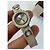 Vintage Gucci Armbanduhr mit Lederarmband c. 2000s Cream Silver - Ansicht 3