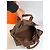 Vintage Hermès Herline Canvas Tote Ende der 1990er Brown Braun - Ansicht 3