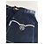 Gonna a matita in denim Givenchy Boutique Vintage fine anni '90 Navy S Blu navy - vista 7