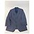 Completo Givenchy Vintage da uomo azzurro, fodera blu scuro M Blu navy - vista 3