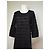 Courreges Abito midi a righe testurizzate Vintage Courrèges Nero M - vista 12