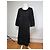 Courreges Abito midi a righe testurizzate Vintage Courrèges Nero M - vista 8