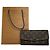 Vintage Louis Vuitton Monogram Canvas Bifold Wallet Brown Gold