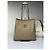 Cabas Céline Borsa Tote Vintage Celine Macadam Canvas Fine 1980s–1990s Beige Brown - vista 13