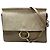 Chloé Borsa a tracolla Chloe Motty Gray Faye Medium con patta in pelle di vitello e camoscio Grigio