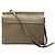 Chloé Borsa a tracolla Chloe Motty Gray Faye Medium con patta in pelle di vitello e camoscio Grigio - vista 3