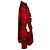 Mantella in lana a quadri rossi Woolrich con cintura Rosso - vista 2
