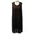 Abito senza maniche a righe multicolore nero Comme des Garcons