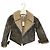 Autre Marque Walter Baker Black Sand / Beige Richie Lederjacke mit Kunstfell-Shearling-Futter Schwarz - Ansicht 6