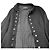 Dolce & Gabbana Black Collared Button Front Crepe Coat with Polka Dot Lining - view 6