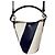Borsa a tracolla Longchamp Epure XS Bucket Bianco Blu navy - vista 2