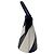 Borsa a tracolla Longchamp Epure XS Bucket Bianco Blu navy - vista 3