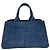 Bolso Tote Prada Canapa Denim - vista 2