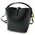 Autre Marque SAINT LAURENT LE 37 Mini 2-Way Bucket Bag aus Lammleder Schwarz - Ansicht 2