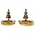 Orecchini Salvatore Ferragamo Gancini Crystal D'oro - vista 4