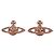 Pendientes Vivienne Westwood Mini Bas Relief Rosa