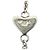 Autre Marque Tiffany Heart Link Lariat Halskette Silber - Ansicht 6