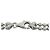 Collar Gucci con placa de logotipo plateada Plata - vista 4