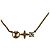 Collar con colgante de oro Louis Vuitton Dorado