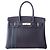 Hermès Birkin 30 Officier in pelle Blu