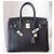 Hermès Birkin 30 Officier in pelle Blu - vista 3