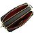 Borsa a tracolla in pelle Miu Miu MIU Madras Nero Rosso - vista 9