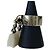 Anillo Accesorio Matelassé Chanel B23C Negro Blanco Dorado - vista 3