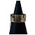 Anillo Accesorio Matelassé Chanel B23C Negro Blanco Dorado - vista 5