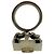 Anillo Accesorio Matelassé Chanel B23C Negro Blanco Dorado - vista 6
