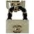 Anillo Accesorio Matelassé Chanel B23C Negro Blanco Dorado - vista 7