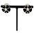 Chanel C26C 2026 Cruise Model Camellia Ohrstecker Schwarz - Ansicht 3