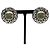 Timeless Pendientes Chanel B25B Heart Bijou Coco Mark Pearl Dorado