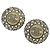Timeless Pendientes Chanel B25B Heart Bijou Coco Mark Pearl Dorado - vista 5