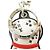 Louis Vuitton Portefeuille LV Dalmatian Keyring Bianco - vista 3