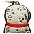 Louis Vuitton Portefeuille LV Dalmatian Keyring Bianco - vista 6