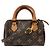 Louis Vuitton Vintage Monogram Mini Speedy Shoulder Pouch Marron