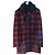 Daniele Alessandrini Men's Red Plaid Long Coat