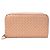 Cartera larga de piel rosa Bottega Veneta