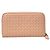Cartera larga de piel rosa Bottega Veneta - vista 2