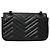 Borsa a tracolla Gucci GG Marmont in pelle nera Nero - vista 2