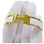 Hermès Bracciale con charm Hermes Gold and White Bianco D'oro - vista 13
