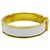 Hermès Bracciale con charm Hermes Gold and White Bianco D'oro - vista 3
