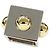 Hermès Hermes Collier de Chien Cube Scarf Ring Argenté Doré - vue 4