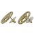 Pendientes de botón Chanel Champagne Gold Dorado - vista 4