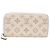 Portafoglio lungo Louis Vuitton in pelle Mahina crema Crudo