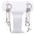 Pendientes de clip Christian Dior Plata - vista 2