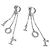 Pendientes de clip Christian Dior Plata - vista 3