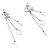 Pendientes de clip Christian Dior Plata - vista 4